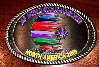 North America Participant Belt Buckle 2019 24th Boy Scout World Jamboree Mondial