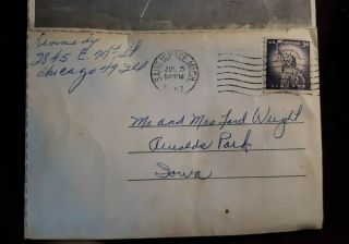 Blaney Park Resort Card With 3 Cent Stamp July 1957