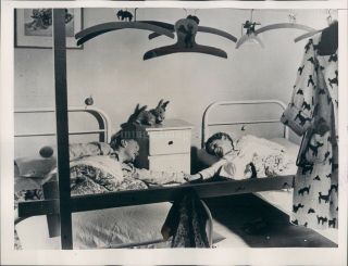 1938 Photo Hotel Kids Children Boys Cute Friends Brothers Twin Beds