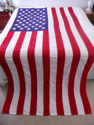 Best Valley Forge 100 Cotton Bunting American Flag - 9.  5 Ft.  X 6 Ft.  -