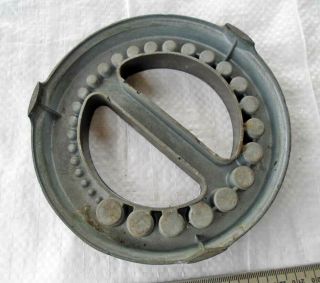 Vintage RARE Circular Alloy Drill Bit Stand 1/16 