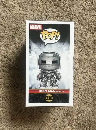 Funko Pop Marvel Iron Man Mark 1 338 2018 SDCC Sticker 4