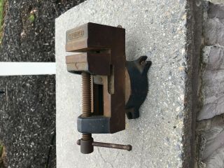 Stanley C - 605 Machinist Vise Tool 2 - 1/4” Mill Jaw Jeweler Lathe Drill Press
