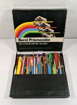 Berol Prismacolor Vintage 60 Colored Pencils Art Color No.  960 Vintage Full Set