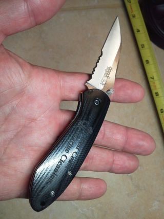 Rare Kershaw Mini Task 1500ST Assisted ATS - 34 Pocket Knife 