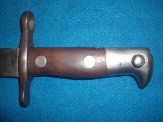 U.  S.  Model 1892 Krag Jorgensen Knife Bayonet Sword - Good -