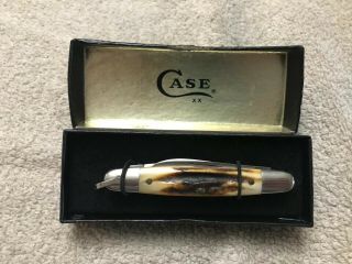 Vintage Case Xx 05263 R Ssp Stag Handled Knife