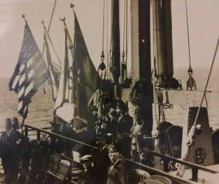 2 Vintage Old 1926 Photos of ALEPPO Shriners S.  S.  American Legion Ship Boston MA 3
