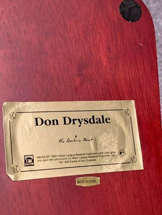 Don Drysdale The Danbury All Star Figurine LA Dodgers Baseball MLB Pitcher 6