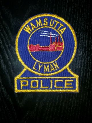Vintage Lake Lyman Sc Police Department Patch (lyman/wamsutta)