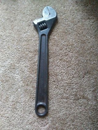 Vintage 12 " Utica Adjustable Wrench