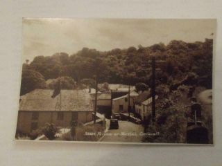 Perran - Ar Worthal Cornwall Street Postcard R/p See Photos Estate Cleared