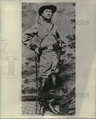 1956 Press Photo Old Photo Of Confederate Soldier John Sington Mosby - Abna46590