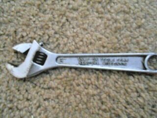 Vintage " Snap - On " Blue - Point 6 " Inch Adjustable Wrench
