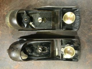 VINTAGE EARLY STANLEY 9 1/2 EXCELSIOR BLOCK PLANE and 9 1/4 BLOCK PLANE 3