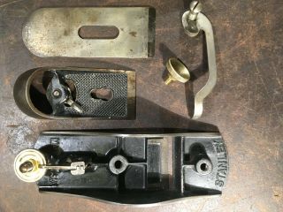 VINTAGE EARLY STANLEY 9 1/2 EXCELSIOR BLOCK PLANE and 9 1/4 BLOCK PLANE 6