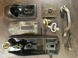 VINTAGE EARLY STANLEY 9 1/2 EXCELSIOR BLOCK PLANE and 9 1/4 BLOCK PLANE 7