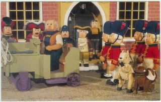 (5) 1970s British Childrens Tv Program Postcards Toytown On Bbc Larry The Lamb