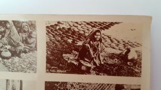 Real Photo India 1920 / 4 Views of Hindu Women & Children - Secunderabad 4