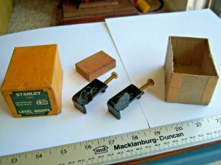 Vintage Stanley Sweetheart Tool Level Sights 138 With Box