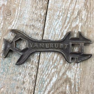 Vintage Van Brunt Wrench,  7 - Function Planter/seeder/drill Tool,  Square & Hex Nut