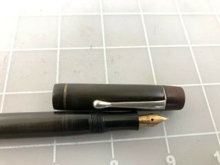 Judd ' s Vintage Soennecken S4 Hard Rubber Button Fill Fountain Pen 2