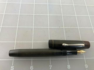 Judd ' s Vintage Soennecken S4 Hard Rubber Button Fill Fountain Pen 3