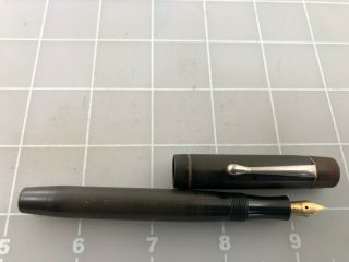 Judd ' s Vintage Soennecken S4 Hard Rubber Button Fill Fountain Pen 7
