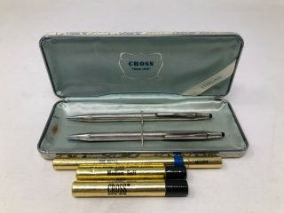 Vintage Cross Sterling Silver Pen & Pencil Set