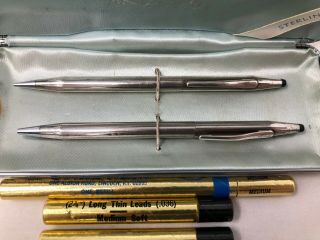 Vintage Cross Sterling Silver Pen & Pencil Set 2