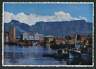 Posted 1971 View Of Alfred Docks,  Cape Town,  South Africa
