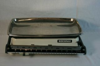 Vintage Soehnle 26lb 12 Kg Sliding Scale Kitchen Baby Hospital Scale German Made