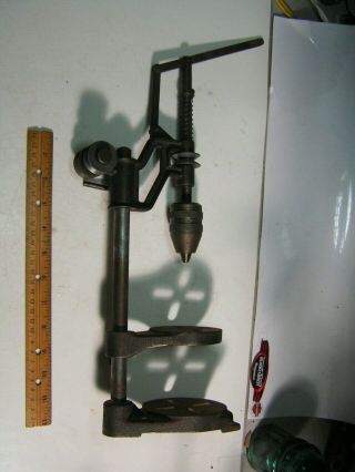 Vintage Small Bench Top Drill Press Machinist Tool
