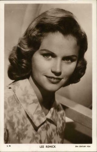 Actress Rppc Lee Remick Real Photo Post Card 20th Century Fox Vintage