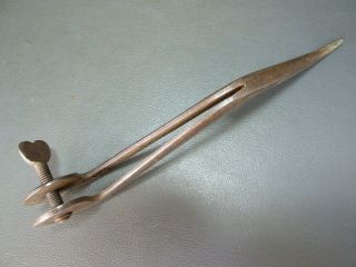 Vintage saddlers screw shoulder vein leather tool by J Dixon 3