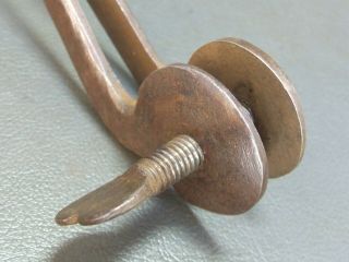 Vintage saddlers screw shoulder vein leather tool by J Dixon 4