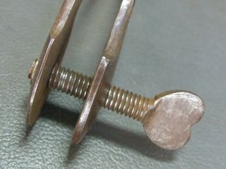 Vintage saddlers screw shoulder vein leather tool by J Dixon 6