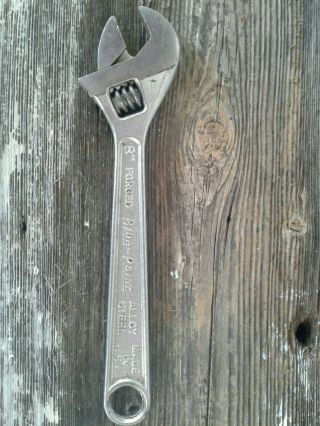 Vintage Blue Point Snap On 8 Inch Adjustable Wrench Made In Usa