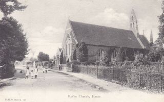 Hythe Church By F.  G.  O.  Stuart No.  49,  Posted 1904