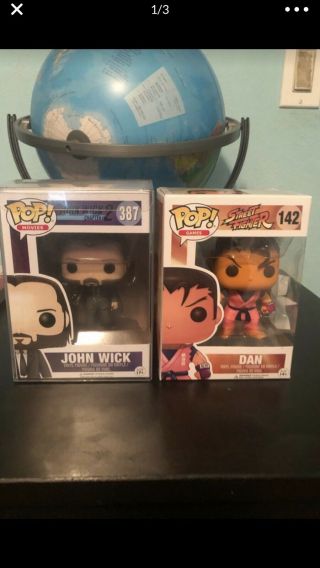 Funko Pop John Wick Chapter 2 387 And Street Fighter