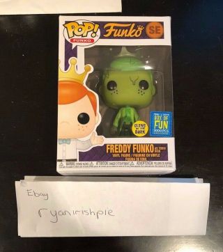 Funko Pop Funko Freddy As Toxic Rick Sdcc Le Limited To 3000