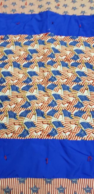 vintage american flag quilt 4
