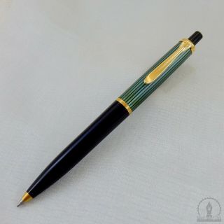 Old Style Pelikan K400 Green Striated Ballpoint Pen | Germany C1990