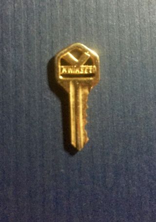 Rare Vintage Kwikset Key Tie Tack Advertising Collectible Pinback Locksmith