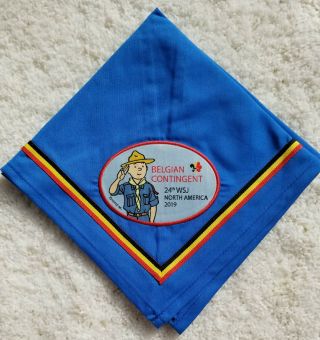 2019 World Scout Jamboree Neckerchief From Belgium