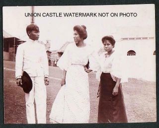 Unique Photo Afro Americans Worlds Fair St Louis Usa White Star Ss Cedric 1904