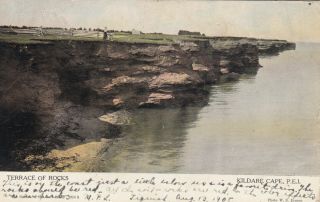 Kildare Cape,  Prince Edward Island,  1908 ; Terrace Of Rocks
