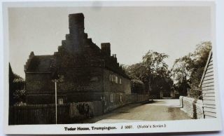 Real Photo Postcard Tudor House Trumpington Cambridge