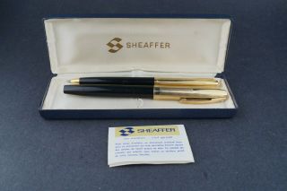 Sheaffer Fountain Pen 14k Nib & Ballpoint Pen Set Pn94