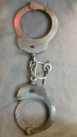 Antique Chief Of Police Double Lock Handcuffs